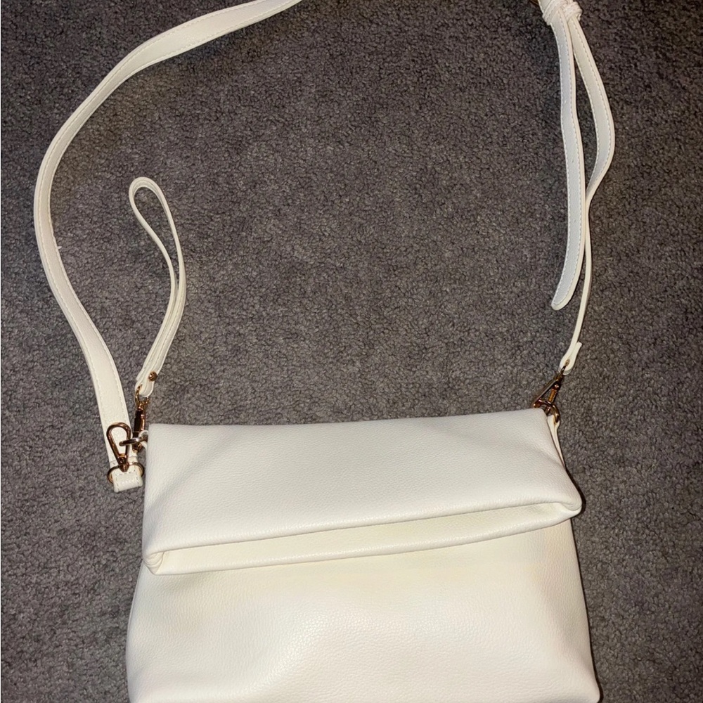 Elegant White Shoulder Bag NEW